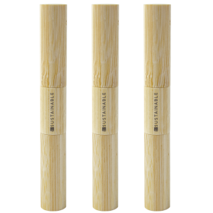 Dual function Bamboo lip gloss tube