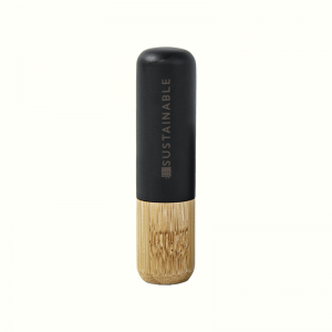 Öko-frëndlech Bambus schwaarz Faarf Lipstick Container