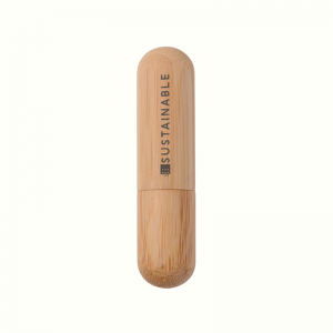 Двусторонняя круглая упаковка для губной помады серии FSC Bamboo