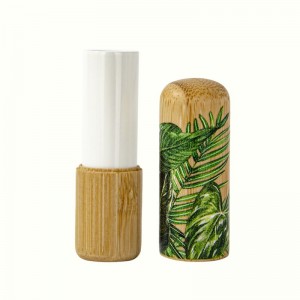 Фабрична цена за луксозна бамбукова златисто-сребърна празна тръба за стик за устни