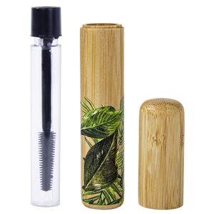 Productes personalitzats Crema de tapa de bambú Oli essencial Sèrum de coco Cargol ambre Ampolla de vidre Embalatge cosmètic