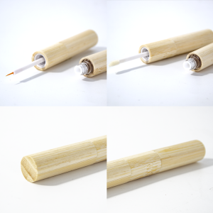 Dobbelt funktion bambus lipgloss tube