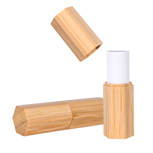 Ukuphinda kugcwaliswe i-Hexagonal Lipstick Tube, iRecyclable, 100% i-biodegradable casing