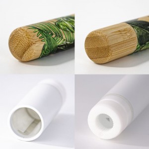 Imballaggio di sticks à labbra FSC Bamboo Series Leaves