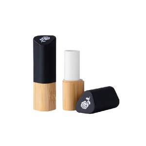 Refillable Bamboo lipstick tube Refillable