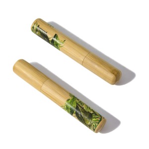 Tabung lip gloss Bambu kosong
