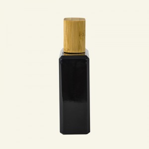 Vidiny tsara indrindra ho an'ny 10ml 15ml Mini Small Custom Wholesale Refillable Glass Black Perfume Bottle