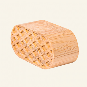 Bamboo Cap සහිත හතරැස් සුවඳ විලවුන් බෝතලය