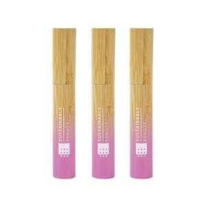 Bamboo lip gloss tube
