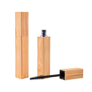 2019 Gaya Baru 10ml Botol Bambu Roll On Alami dengan Tutup Bambu untuk Kemasan Minyak Kosmetik
