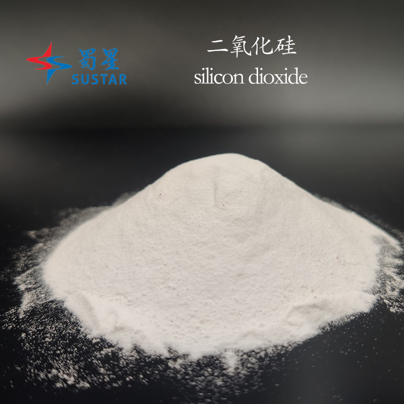 Siliziumdioxid/weißer Ruß, Siliciumdioxid SiO2, weißes Pulver, Tierfutterzusatz