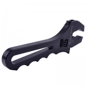 SPEEDWOW AN 3 4 6 8 10 12 16 AN Oil Hose End Fitting Tool Spanner V Bayonet Adjustable Aluminum Wrench Fitting Tool Spanner