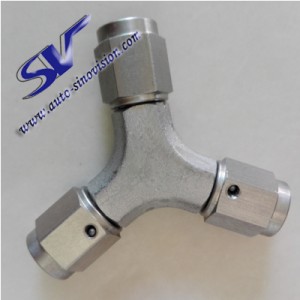An3 stainless steel brake steel throat brake oil pipe tee quick brake hose joint auto modification parts