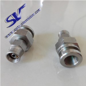 Quots for China An3 (3/8-24unf) to M10X1.25 M10X1 Concave Seat 304 Stainless Chrome Steel Inverted Flare Brake Fittings Adapter Male Thread
