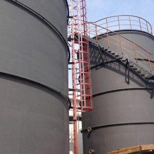 مخازن ذخیره سازی مواد شیمیایی پلی اورتان SWD9594 دارای پوشش ضد خوردگی سنگین دیواره داخلی