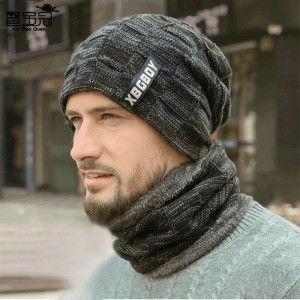 Տղամարդկանց ձմեռային տաք բրդյա գլխարկ պատվերով