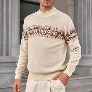 Personalizacja ciepłego wełnianego swetra męskiego
