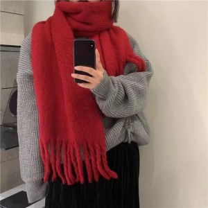 Winter warme lange sjaal