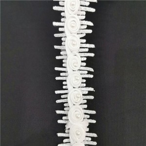 Factory ысык-сатуу Кытай Swiss Polyester Үй текстилдик кийим шнурках Trim жасалган