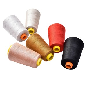 Hot salg Kina 40s/2 spundet polyester sytråd med forskellige farver