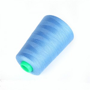 ʻO OEM Factory no Kina Mea Hana 20s/2 High Quality Polyester Yarn Dyed 5000yds 100% Polyester Spun Sewing Thread no nā ʻoihana lole.