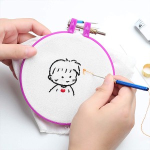 Punch tsono Embroidery Kits Uye Embroidery Thread Nemirayiridzo