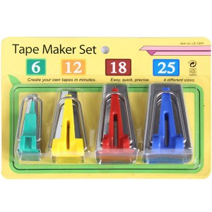 Inneal fuaigheil aodach Bias Tape Maker / Bias Tape Mmaker Set