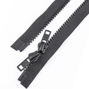 I-Black Open End Plastic Zipper Resin Zipper