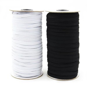 Factory Lag luam wholesale OEM Elastic Mask CordRope Ribbon rau Mask Rope