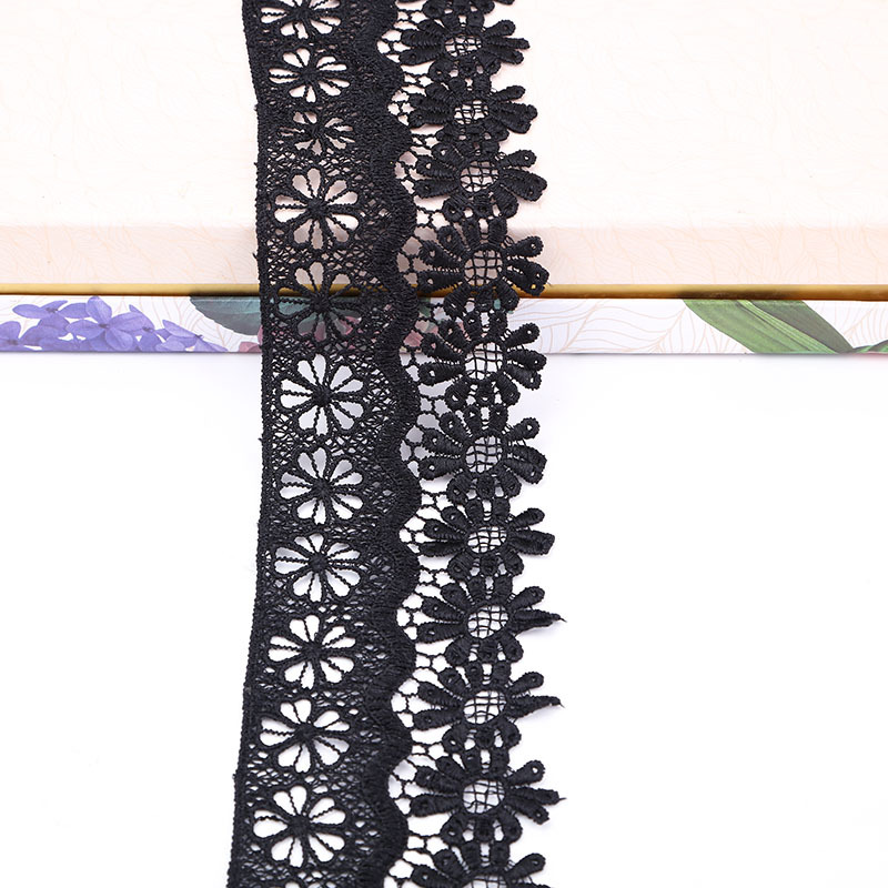 Mvura Solution Embroidery Nguo Zvishandiso Crochet Lace Trimming