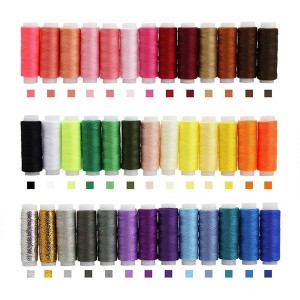 39 Colors Polyester Sewing Thread Supplies Machine Hand 200 Yards