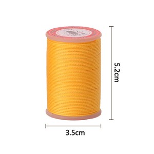 0.55mm Polyester Round Waxed Thread għall-Ħjata tal-Ġilda