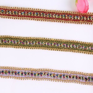 Lag luam wholesale Decorative Trimming Printed Jacquard Woven Ribbons