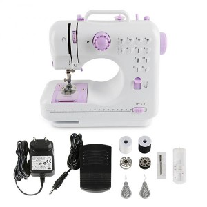 Portable Sewing Machine Semi-awtomatikong Electric Over lock Sewing Machine