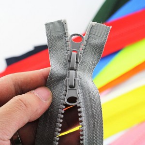 Open End Plastik Zipper # 8 Resin Zipper