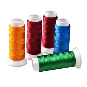 OEM/ODM Manufacturer China 100% Polyester Embroidery Thread na may 120d/2