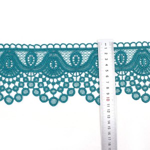 2019 Добро качество Китай Нови дантелени дизайни Спандекс Найлон Текстилни материали Разтеглива дантелена облицовка