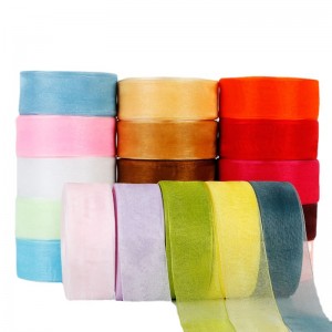 New Fashion Organza Ribbon tulle สำหรับตกแต่ง