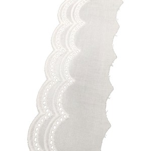 Tekstil Cotton Guipure Sulaman Kimia Lace Trim untuk Pakaian
