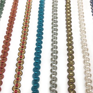 Dekorativt Metallic Ribbon Gavebånd Hjemmetekstil Ribbon Tape