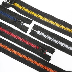 Zippers ຢາງທີ່ມີແຂ້ວຕົວເລກສໍາລັບ DIY Sewing Craft Bags Garment