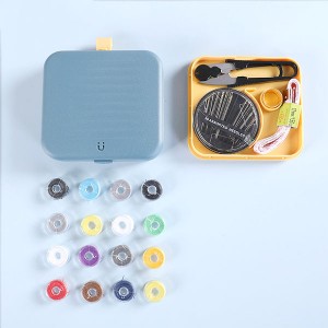 Caixa de cosir magnètica Mini portàtil de viatge per a la llar Kit de costura