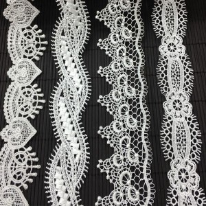 Crochet Embroidered Sweing Paj Ntaub Polyester Lace Trim