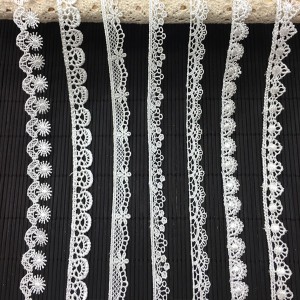 I-Crochet ehonjiswe ngeCraft ye-Polyester Lace Trim