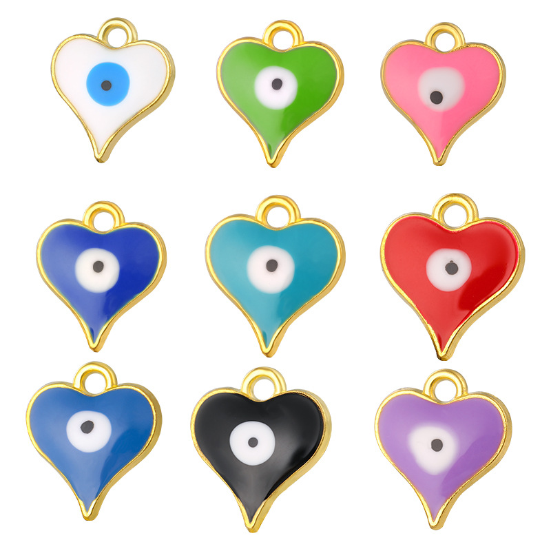 ຕວກກີ Evil Protection Amulet Eye Necklace Blue Glass Eyes Lucky Charm Pendant Necklace