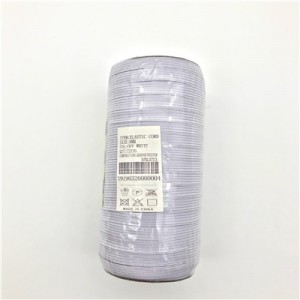 OEM China China Manufacturer Customized Size Fine 2 mm Elastic Cord 2mm para sa Disposable Face Mask