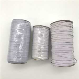 OEM China China Hiersteller Benotzerdefinéiert Gréisst Fin 2 mm Elastesch Cord 2 mm fir Wegwerf Gesiichtsmaske