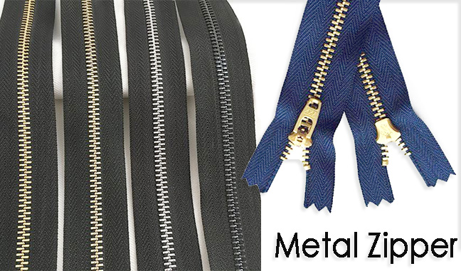 Maitiro ekusarudza Metal Zipper