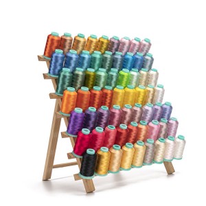 ໂຮງງານຜະລິດໂດຍກົງ 120D/2 100% Viscose Rayon Embroidery Thread 4500yds