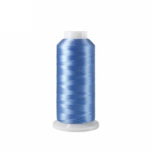 Ụlọ ọrụ mmepụta ihe 120D/2 100% Viscose Rayon Embroidery Thread 4500yds